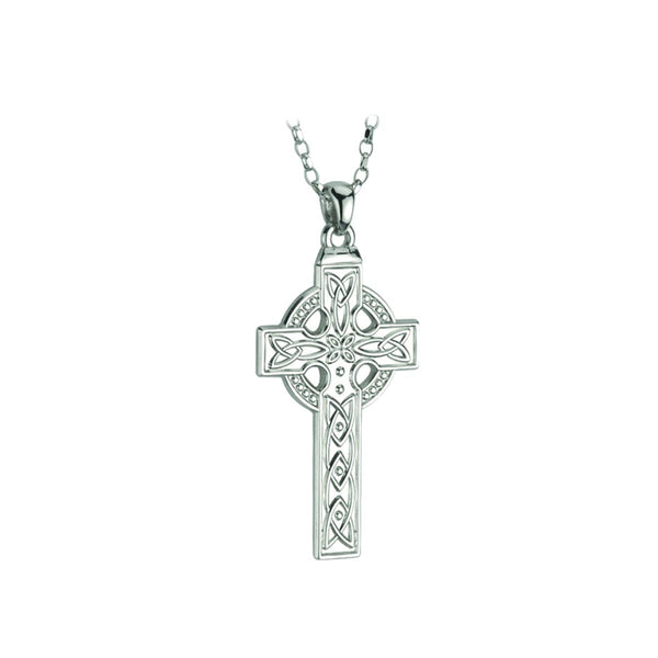 Irish-Made Sterling Silver Celtic Cross Necklace: A Timeless Gift