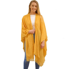 Irish Warm & Soft Lambswool Pashmina Shawl & Wrap for Women