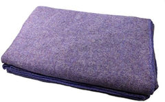 Irish Made King or Large Queen Blanket  -  Soft Lambswool  - warm and cozy - Made outside Killarney Co.Kerry