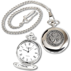 Celtic Shamrock Pocket Watch: Timeless Irish Gift