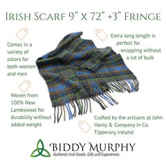 Irish Wool Scarf Medium Kilgore Tartan - John Hanly & Co