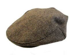 John Hanly & Co Irish Tweed Cap - XX-Large Green Mens Flat Cap - 100% Irish Wool Biddy Murphy Hats Made in Ireland