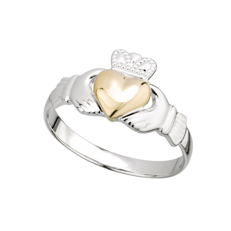 Women's Silver Claddagh Kiss Ring | Women's Claddagh Rings | Irish Jewelry  For Women — Real Irish